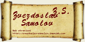 Zvezdoslav Samolov vizit kartica